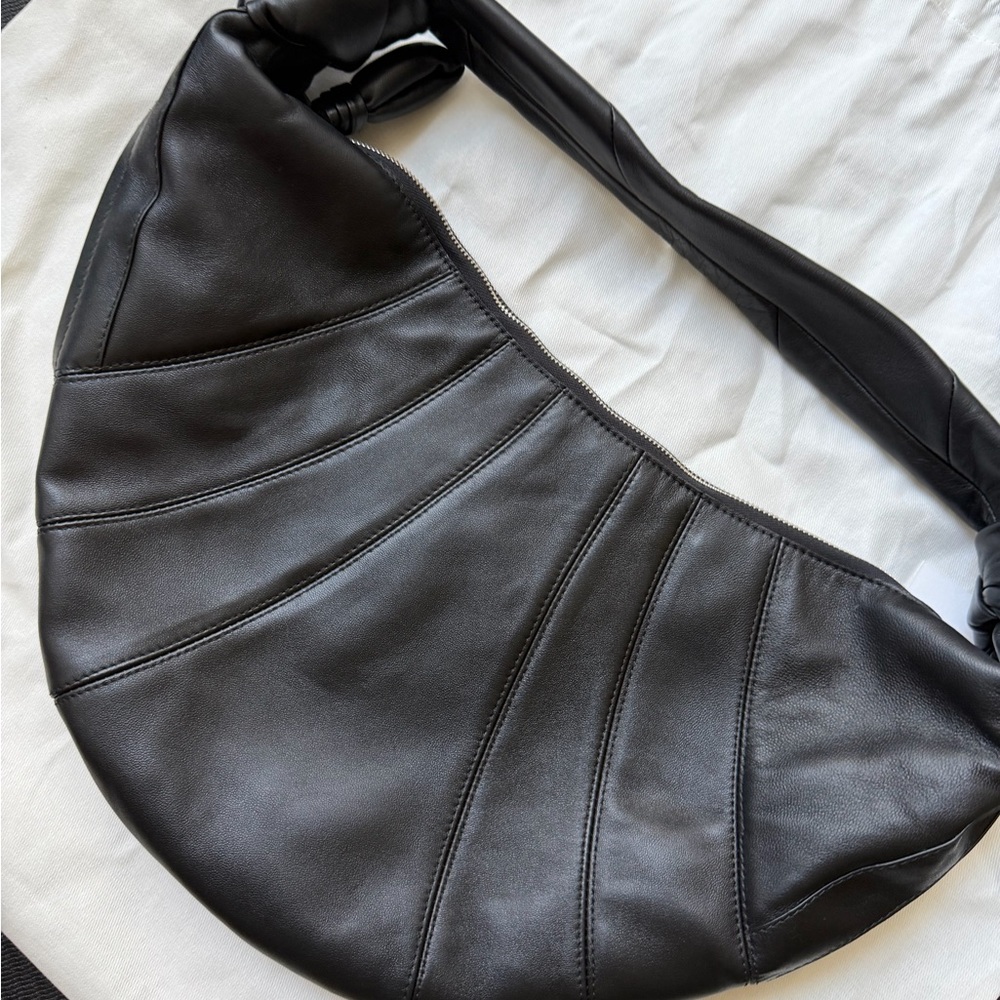 Lemaire Fortune Croissant Bag - Black - Picture 7 of 15